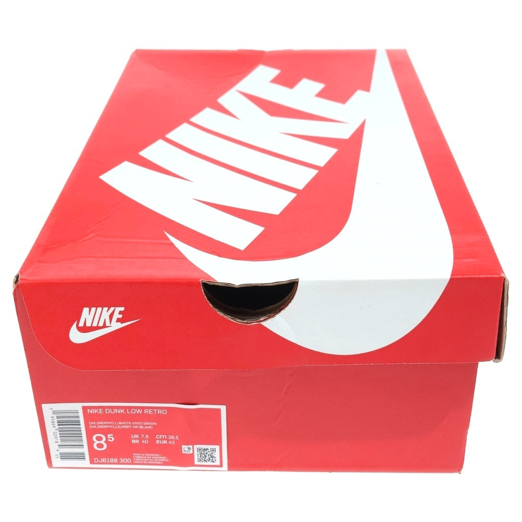 NIKE(ナイキ) DUNK LOW RETRO CHLOROPHLL DJ6188-300 ダンク レトロ クロロフィル ローカットスニーカー グリーン US8.5/26.5cm