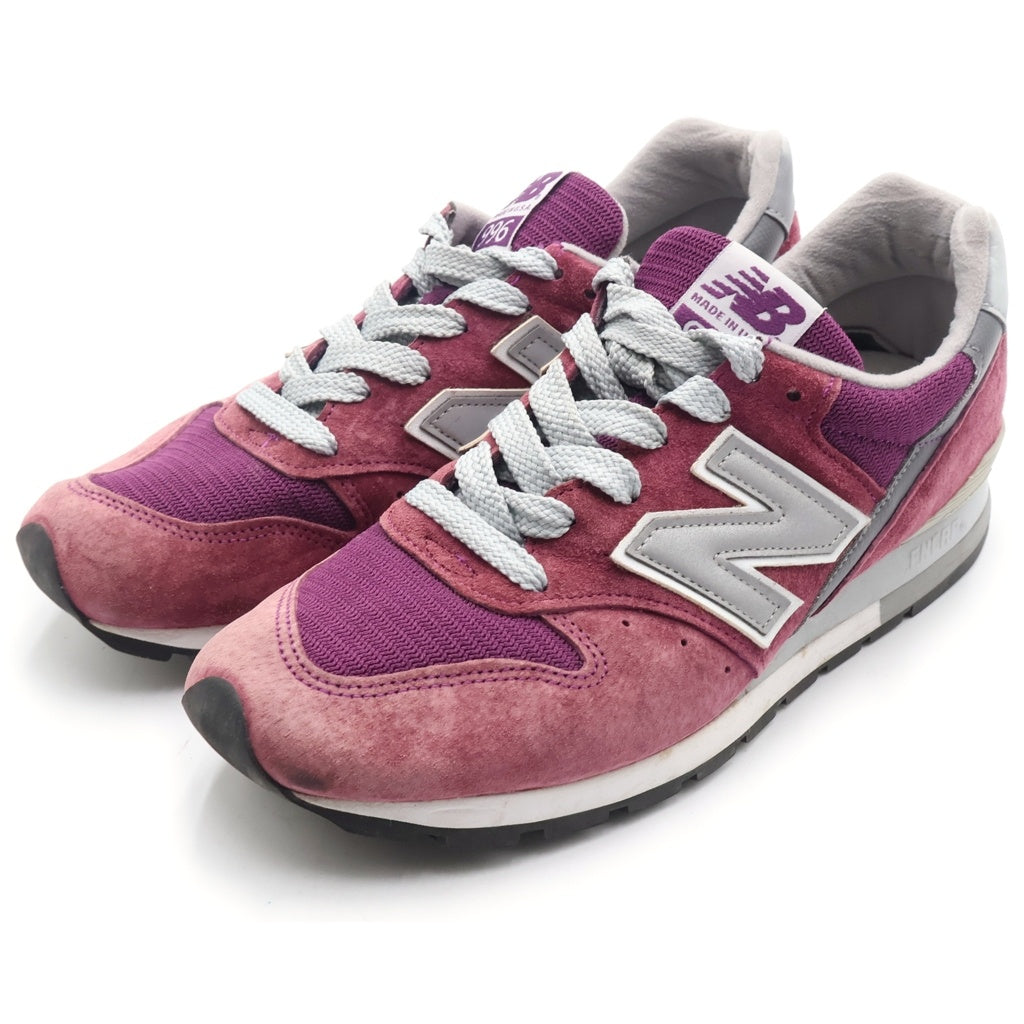 New Balance(ニューバランス) M996CRB 996 ローカットスニーカー パープル US8.5/26.5cm