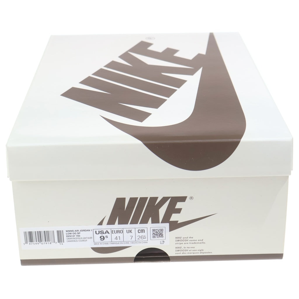 NIKE(ナイキ) ×TRAVIS SCOTT WMNS AIR JORDAN 1 RETRO LOW OG CANARY DZ4137-700 ウィメンズ エアジョーダン1 カナリー ローカットスニーカーUS9.5/26.5cm