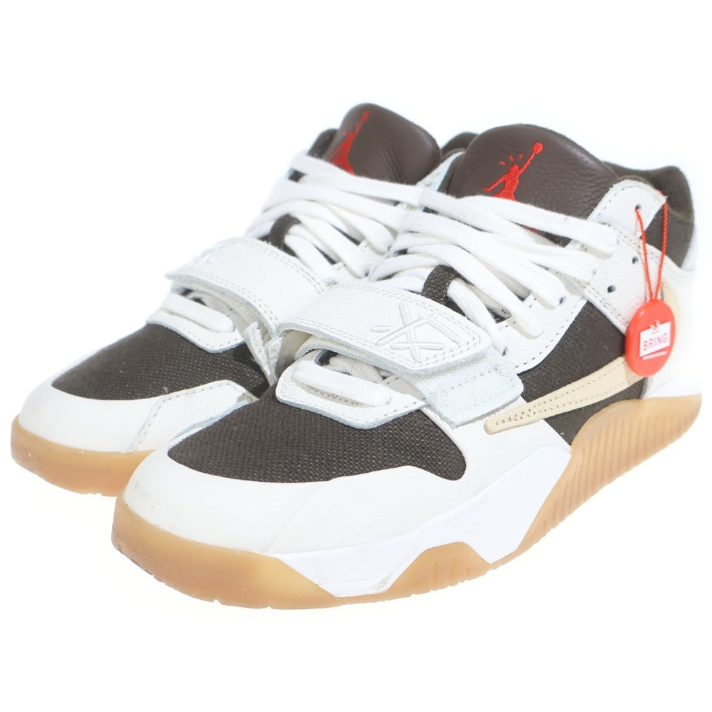 NIKE(ナイキ) ×TRAVIS SCOTT JORDAN JUMPMAN JACK FZ8117‐100 トラヴィススコット ジョーダン ジャンプマン ローカットスニーカー ホワイト/ブラウン US8.5/26.5cm