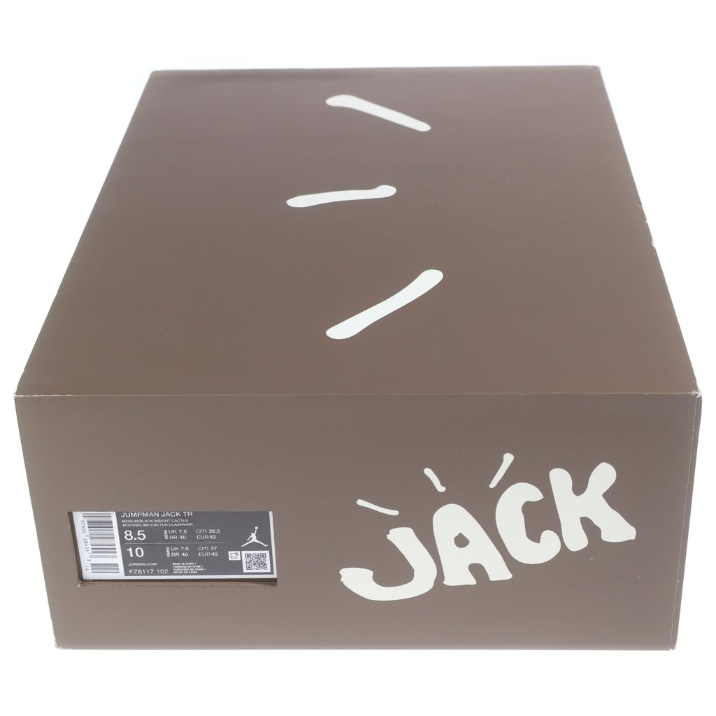 NIKE(ナイキ) ×TRAVIS SCOTT JORDAN JUMPMAN JACK TR CJ1 T-REXX FZ8117-102 トラヴィススコット ジョーダン ジャンプマンジャック ローカットスニーカー US8.5/26.5cm
