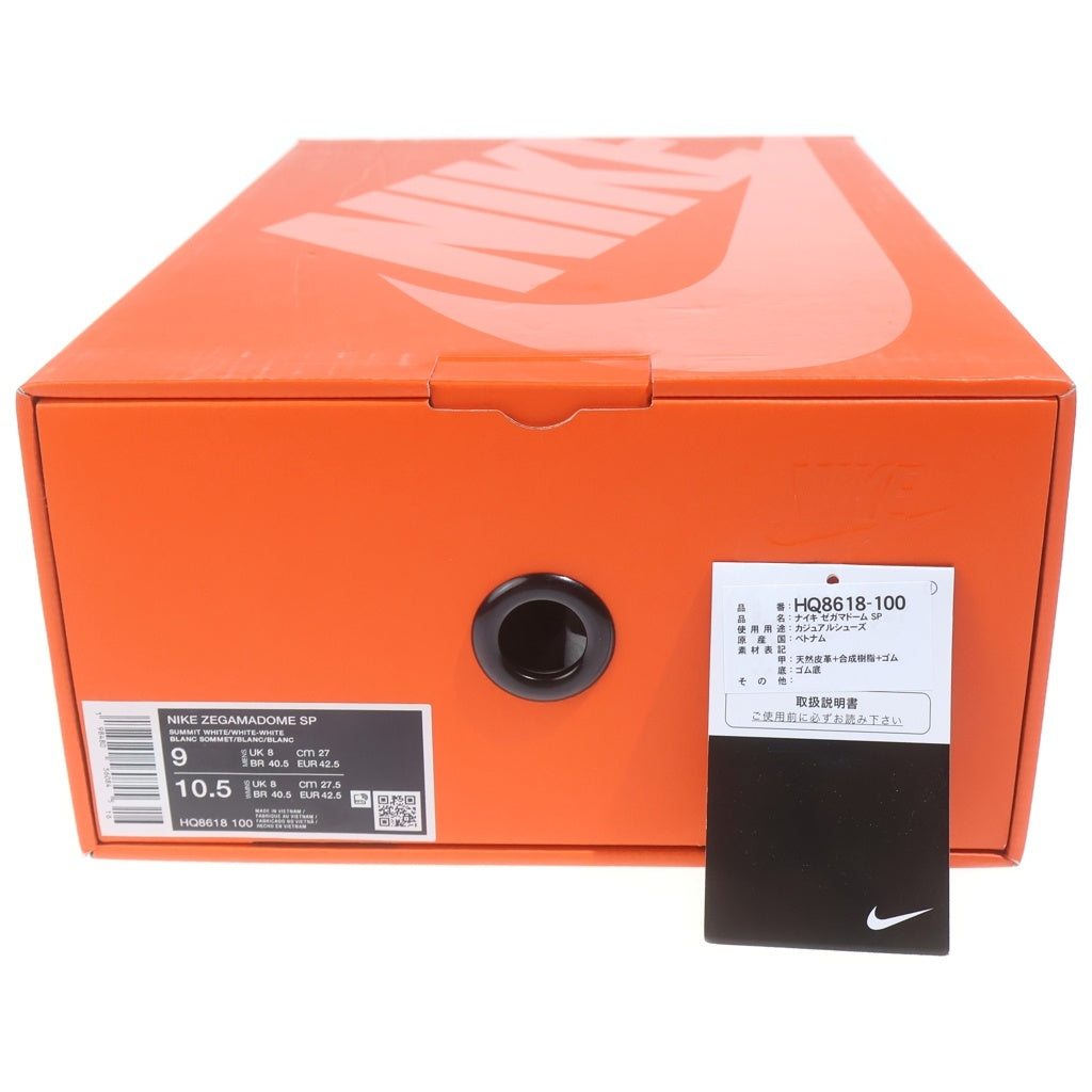 NIKE(ナイキ) ×SACAI ZEGAMADOME HQ8618-100 サカイ ゼガマドーム ローカットスニーカー ホワイト US9/27cm
