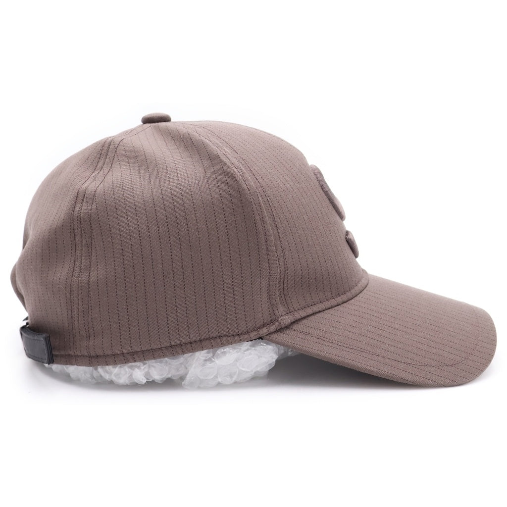 Sacai(サカイ) 25SS S CAP Sロゴ ストライプ ウール ベースボール