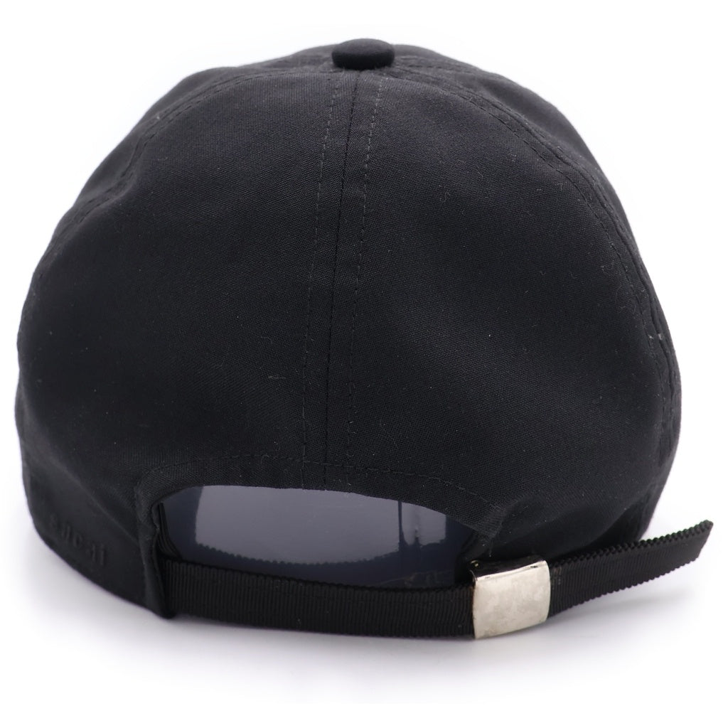 Sacai(サカイ) 22SS S CAP SUITING サイドSロゴ ベースボールキャップ 帽子 ブラック 22-0341S