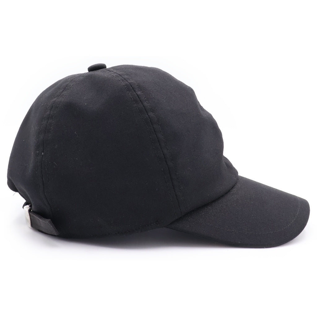 Sacai(サカイ) 22SS S CAP SUITING サイドSロゴ ベースボールキャップ 帽子 ブラック 22-0341S