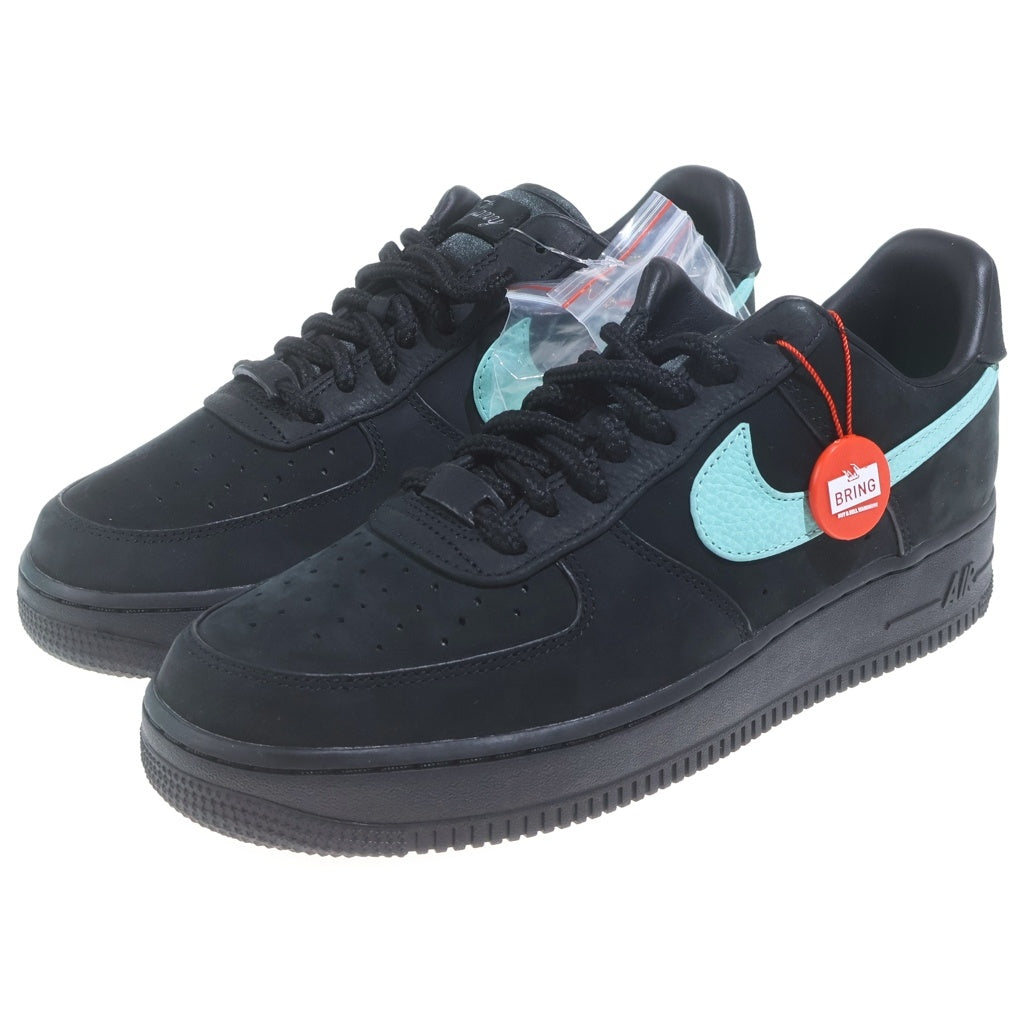 NIKE(ナイキ) ×TIFFANY&CO AIR FORCE 1 LOW 1837 BLACK DZ1382-001 ティファニー エアフォース1 ローカットスニーカー シューズ ブルー/ブラック US9.5/27.5cm