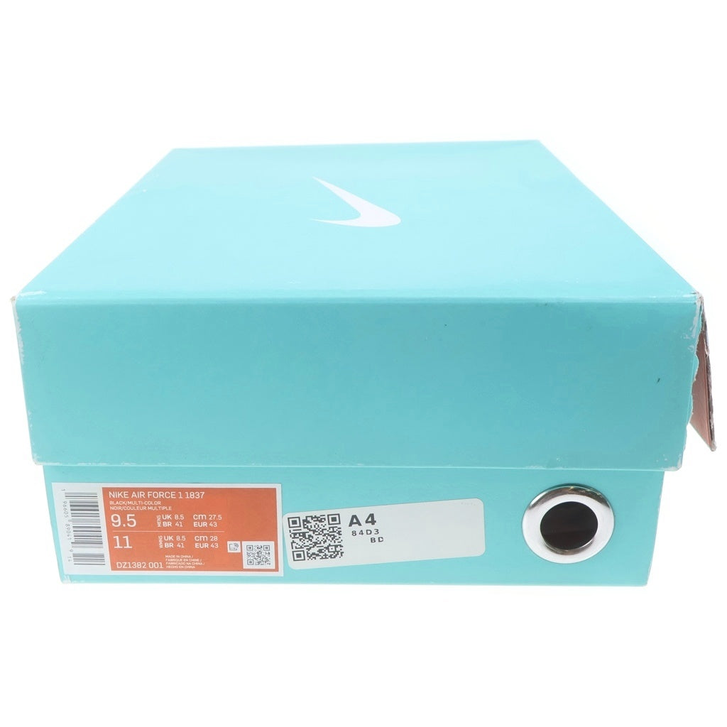 NIKE(ナイキ) ×TIFFANY&CO AIR FORCE 1 LOW 1837 BLACK DZ1382-001 ティファニー エアフォース1 ローカットスニーカー シューズ ブルー/ブラック US9.5/27.5cm