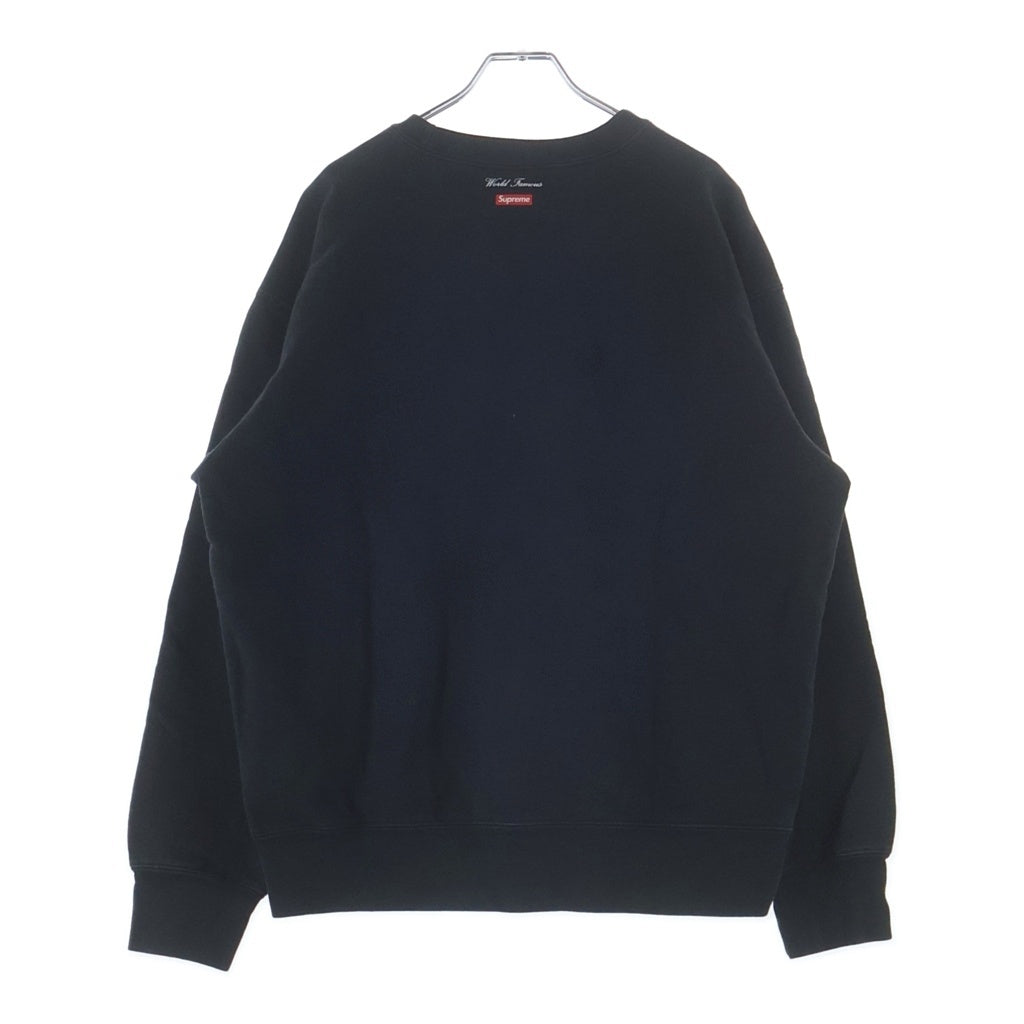 SUPREME(シュプリーム) 20AW Aerial Crewneck エアリアル プリント クルーネック スウェット トレーナー ブラック