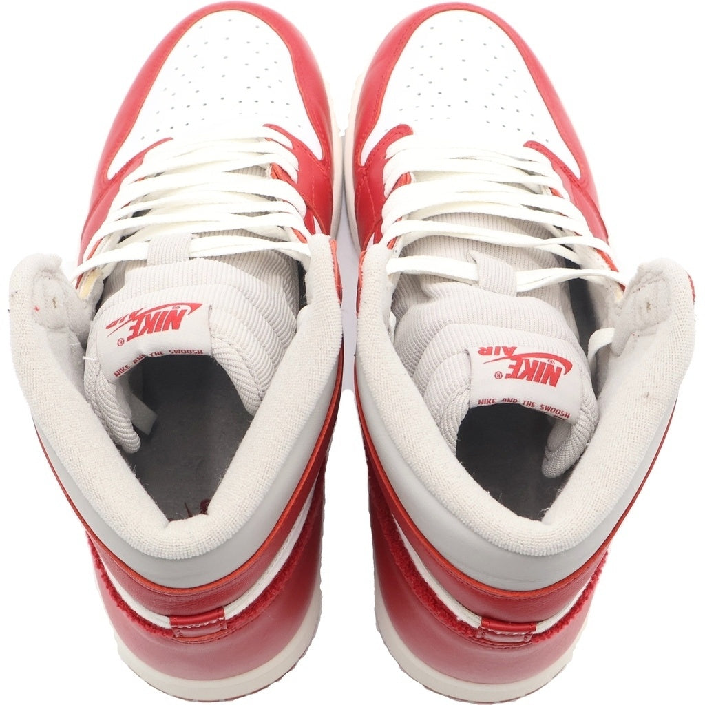 NIKE(ナイキ) WNMS AIR JORDAN1 RETRO HIGH OG DJ4891-061 ウィメンズ エアジョーダン1 レトロ ハイカットスニーカー レッド/ホワイト US10.5/27.5cm