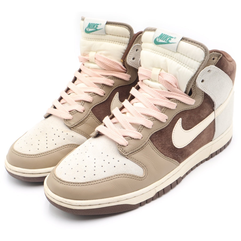 NIKE(ナイキ) DUNK HIGH PRM LIGHT CHOCOLATE DH5348-100 ダンク ライトチョコレート ハイカットスニーカー ホワイト/ブラウン US11/29cm
