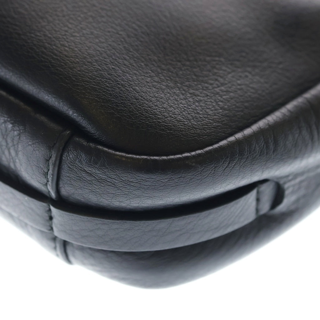 BALENCIAGA(バレンシアガ) エブリデイ カメラバッグ S ロゴプリント レザー ショルダーバッグ ポシェット ブラック 489812