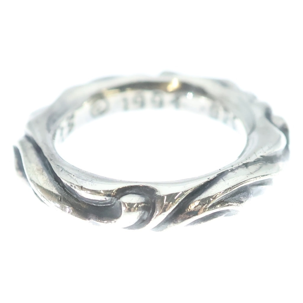 CHROME HEARTS(クロムハーツ) SCRL BAND スクロールバンド リング シルバー BCA351