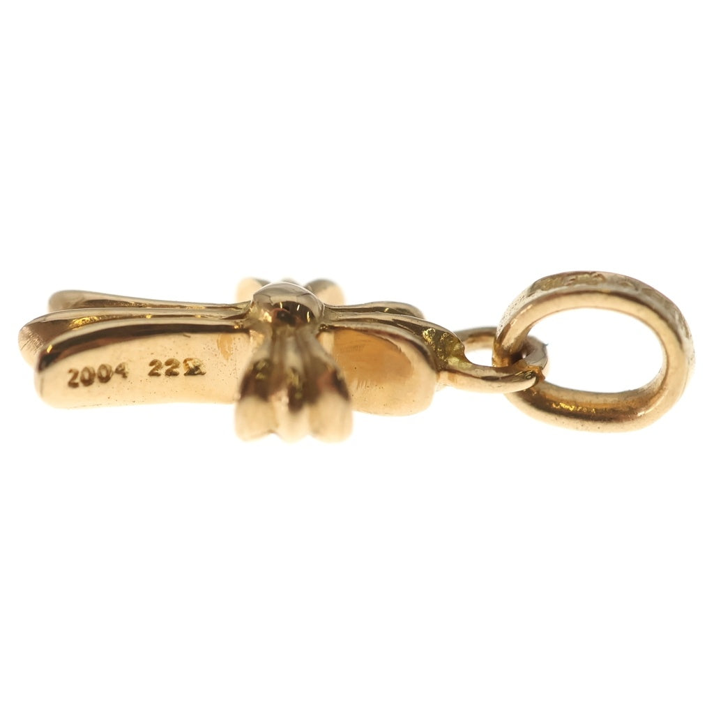 CHROME HEARTS(クロムハーツ) 22K CRS BBYFAT P/DIA ベイビーファットクロス PAVEダイヤ ペンダントトップ ゴールド BCA035
