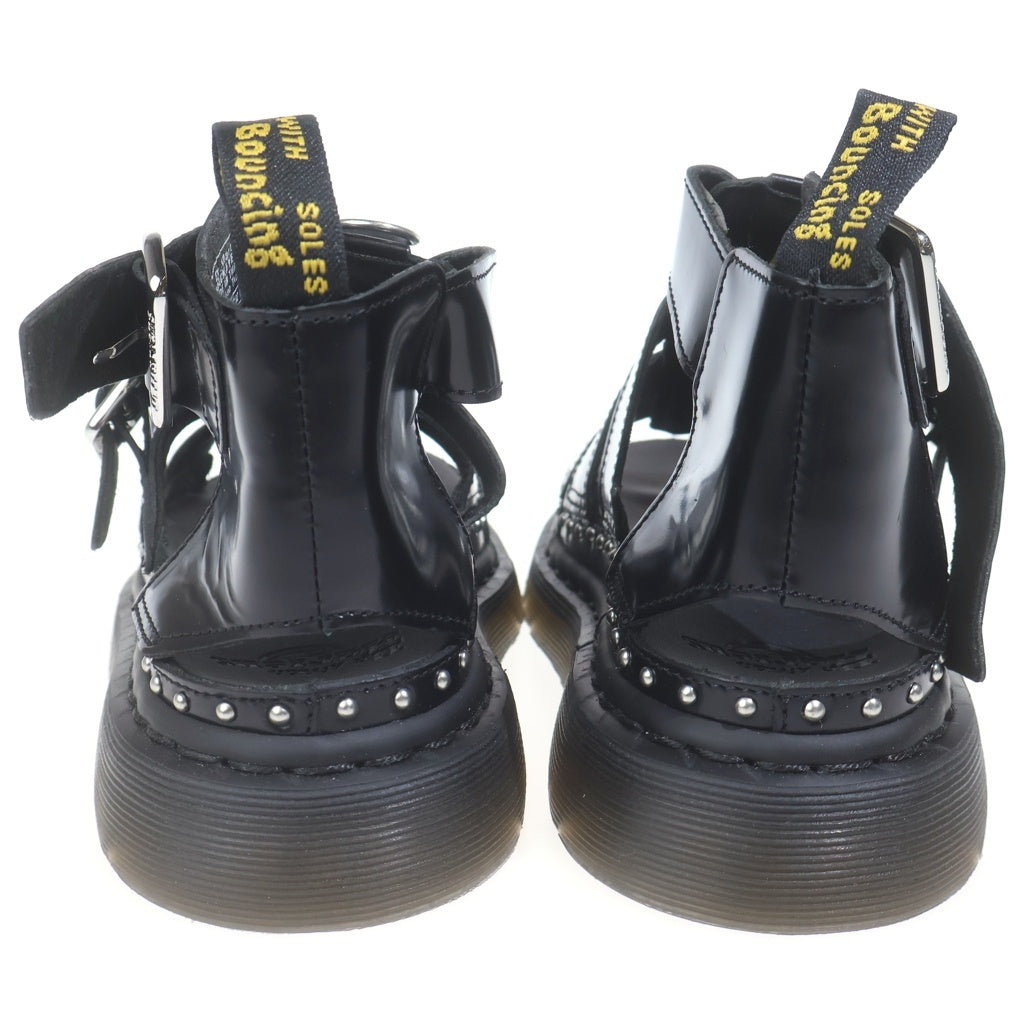Dr.Martens(ドクターマーチン) 6707 MACKYE HDW マッケイ ハードウェア レザー ストラップ サンダル ブラック レディース