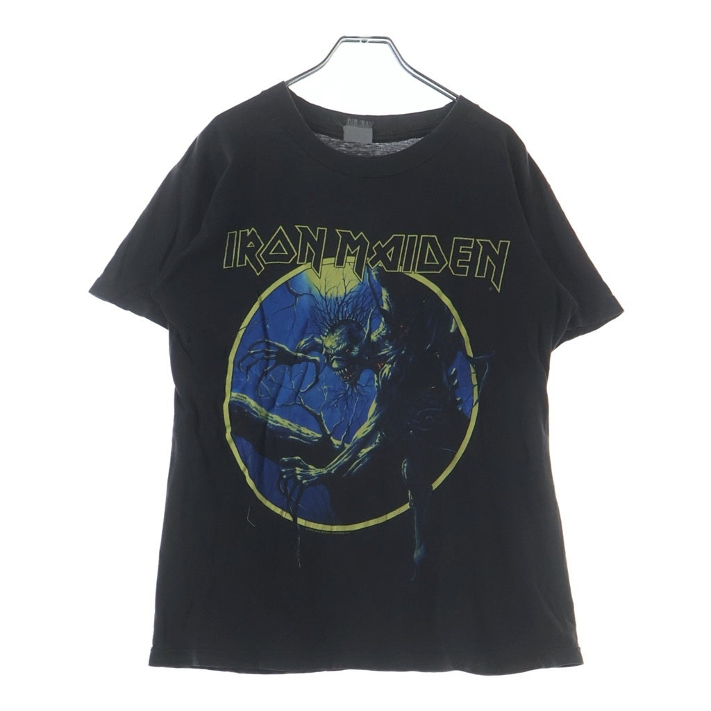 VINTAGE(ヴィンテージ) 90S iron Maiden Fear of the Dark Tee アイアン メイデン フロントロゴ プリント 半袖Tシャツ ブラック