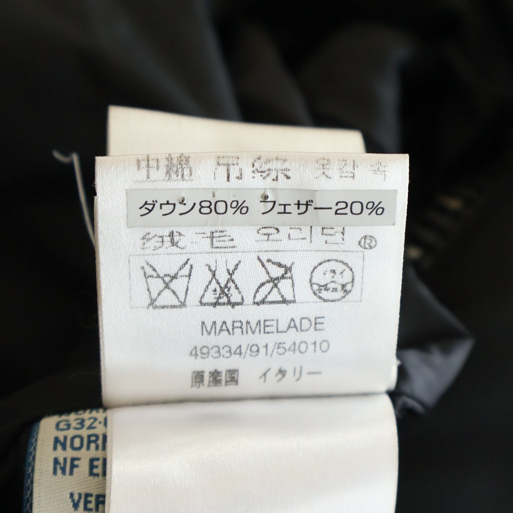 MONCLER(モンクレール) ファー フーデッド ジップアップ ダウンジャケット ブラック レディース 49334/91/54010
