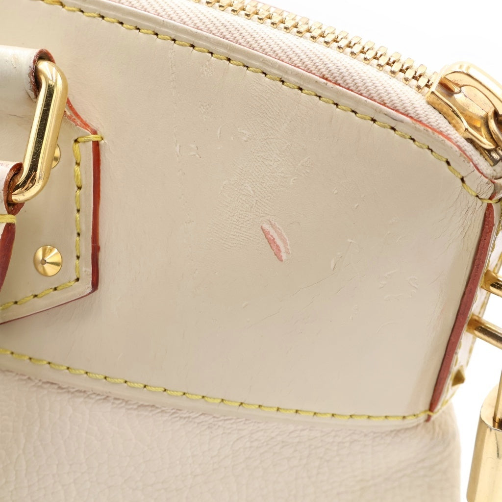 LOUIS VUITTON(ルイヴィトン) スハリ ロックイットPM レザー ハンドバッグ トートバッグ ホワイト M91887 レディース
