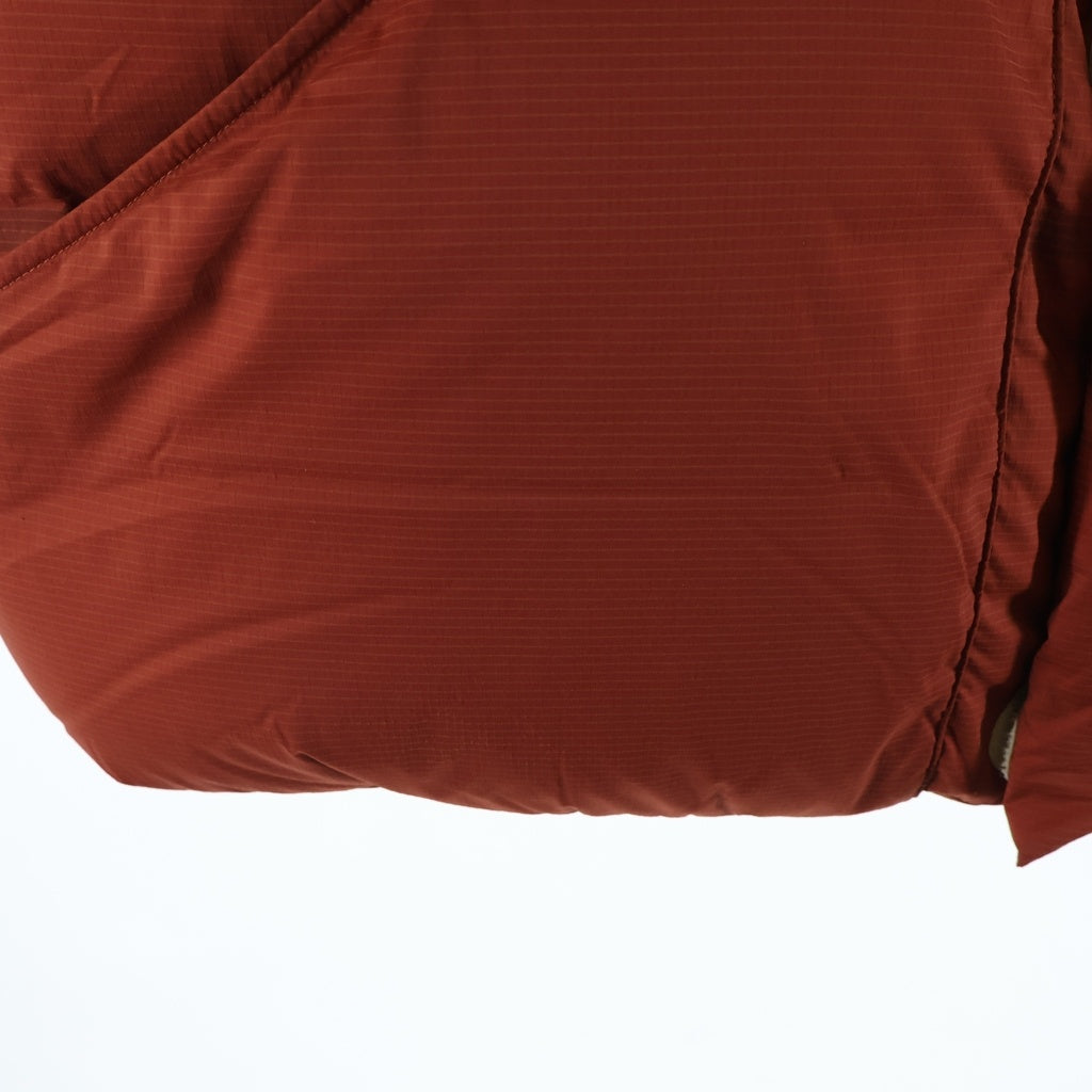 GUCCI(グッチ) ×THE NORTH FACE ザノースフェイス ジップアップ ナイロン グースダウンベスト オレンジ 663761 XAAC1