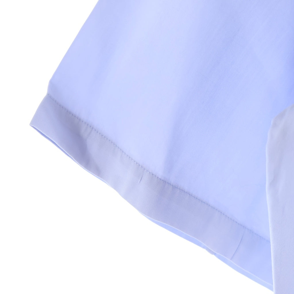COMME des GARCONS SHIRT BOY(コムデギャルソンシャツボーイ) ショルダーチェック柄 半袖シャツ ブルー