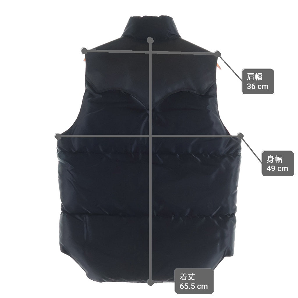 ROCKY MOUNTAIN(ロッキーマウンテン) ×PORTER ×BEAMS TANKER DOWN VEST ポーター ビームス タンカー ダウンベスト ブラック 450-492-64