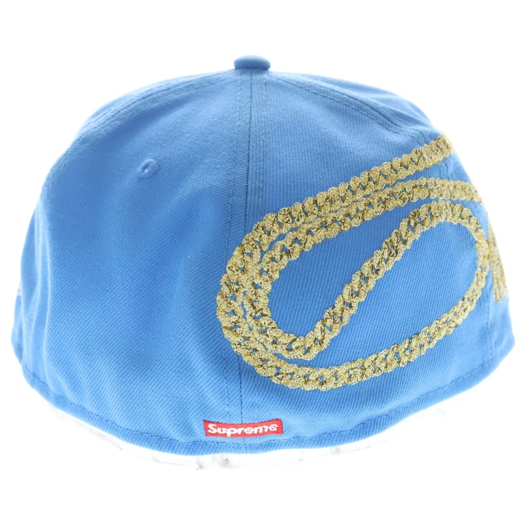 SUPREME(シュプリーム) 23AW ×New Era Jesus Piece S Logo ニューエラ ジーザス ピース Sロゴ ベースボールキャップ 帽子 ライトブルー