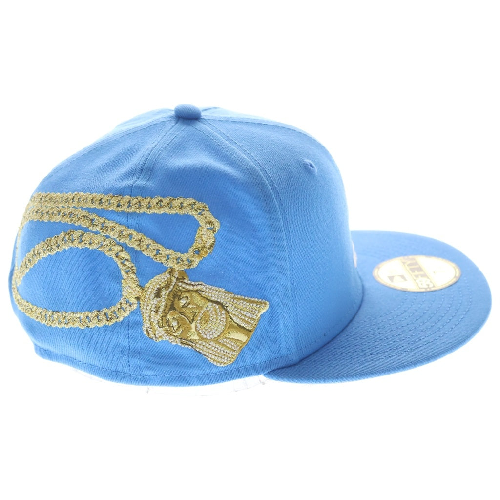 SUPREME(シュプリーム) 23AW ×New Era Jesus Piece S Logo ニューエラ ジーザス ピース Sロゴ ベースボールキャップ 帽子 ライトブルー