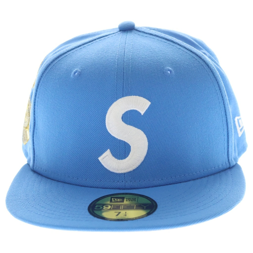 SUPREME(シュプリーム) 23AW ×New Era Jesus Piece S Logo ニューエラ ジーザス ピース Sロゴ ベースボールキャップ 帽子 ライトブルー