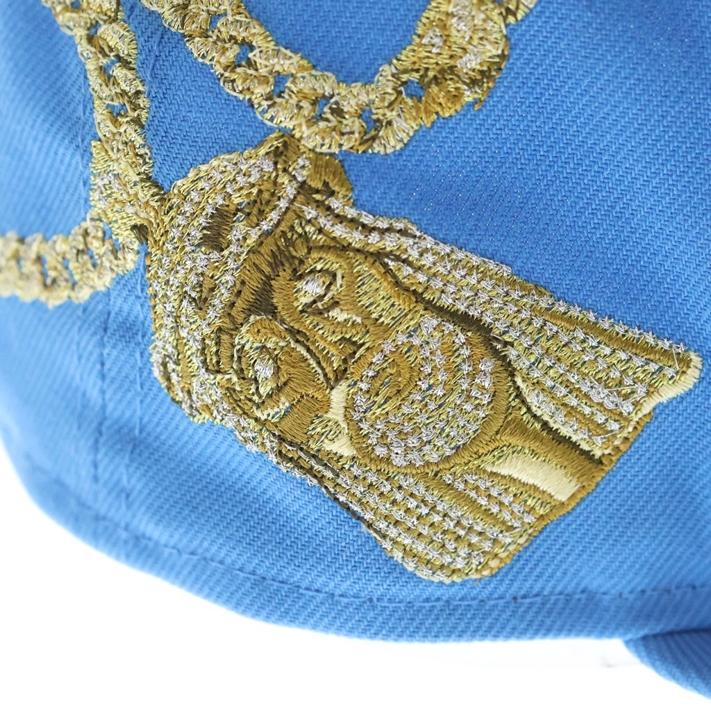 SUPREME(シュプリーム) 23AW ×New Era Jesus Piece S Logo ニューエラ ジーザス ピース Sロゴ ベースボールキャップ 帽子 ライトブルー