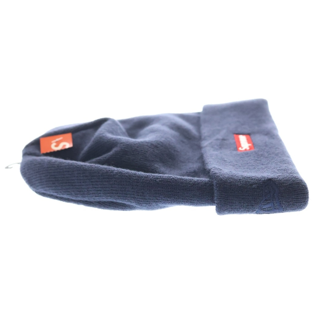 SUPREME(シュプリーム) 20AW ×New Era Shop Beanie ニューエラ ショップ ビーニー ニットキャップ 帽子 ネイビー