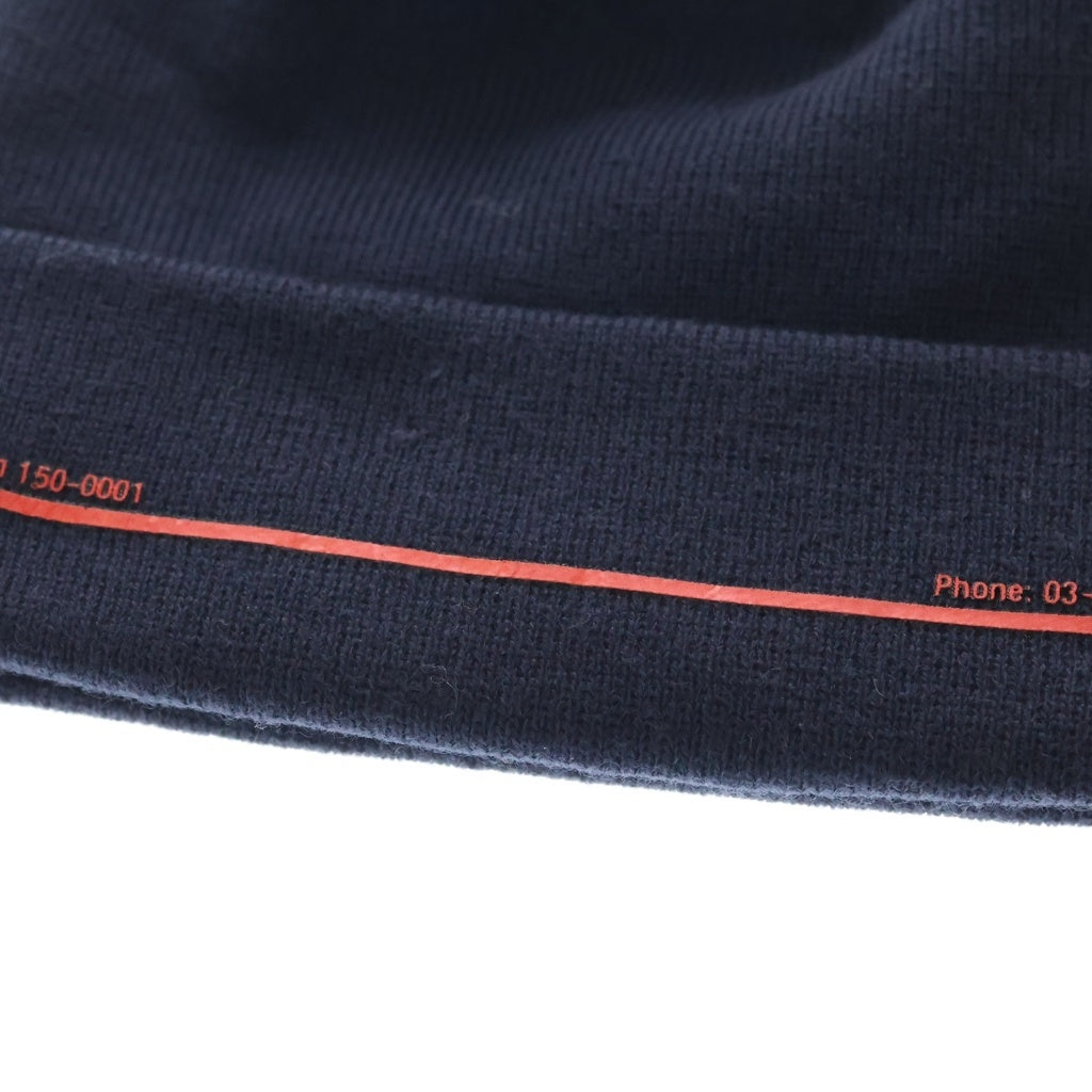 SUPREME(シュプリーム) 20AW ×New Era Shop Beanie ニューエラ ショップ ビーニー ニットキャップ 帽子 ネイビー