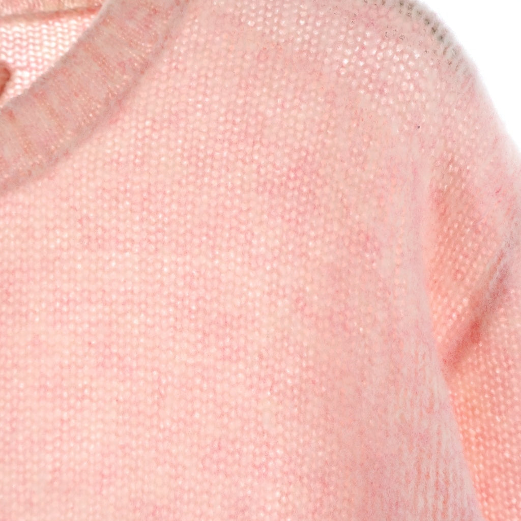 PRADA(プラダ) 24AW GIROCOLLO シェットランドウール クルーネック ニット セーター ピンク UMB923