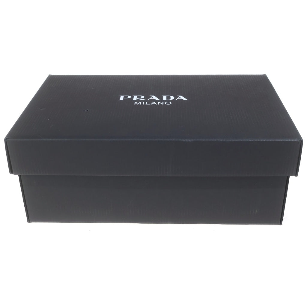 PRADA(プラダ) トライアングルロゴプレート スエード レザー ローカットスニーカー ネイビー 2EE394
