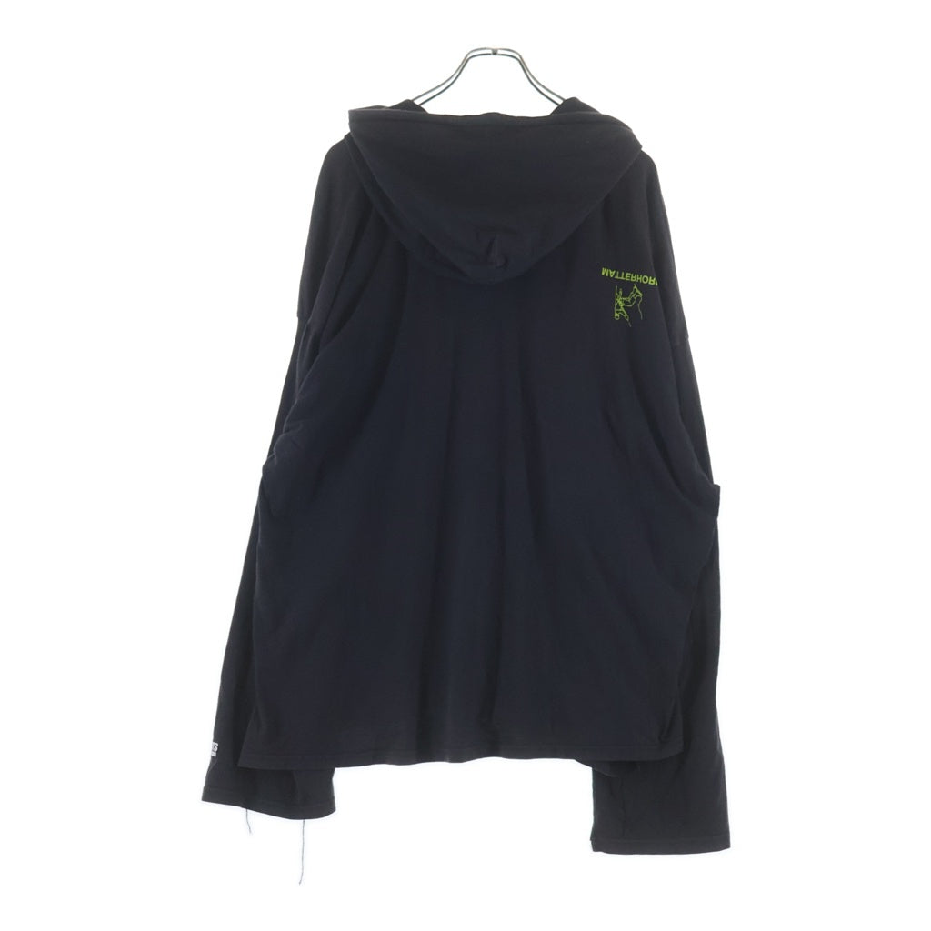 VETEMENTS(ヴェトモン) 18AW ×ALPHA INDUSTRIES MA-1 アルファ オーバーサイズフライトジャケット ブラック MAH19JA204