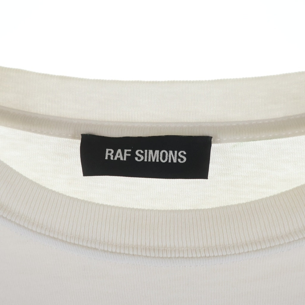 RAF SIMONS(ラフシモンズ) 18SS NEW ORDER CAPSULE COLLECTION 権力の美学 半袖Tシャツ ホワイト