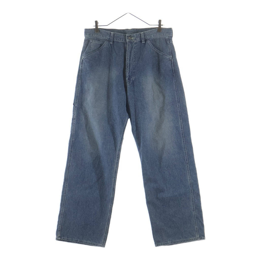 ULTERIOR(アルテリア) VINTAGE FADED LIGHT DENIM PAINTER PANTS ライトオンス デニムペインターパンツ インディゴ UPJ06-KC225