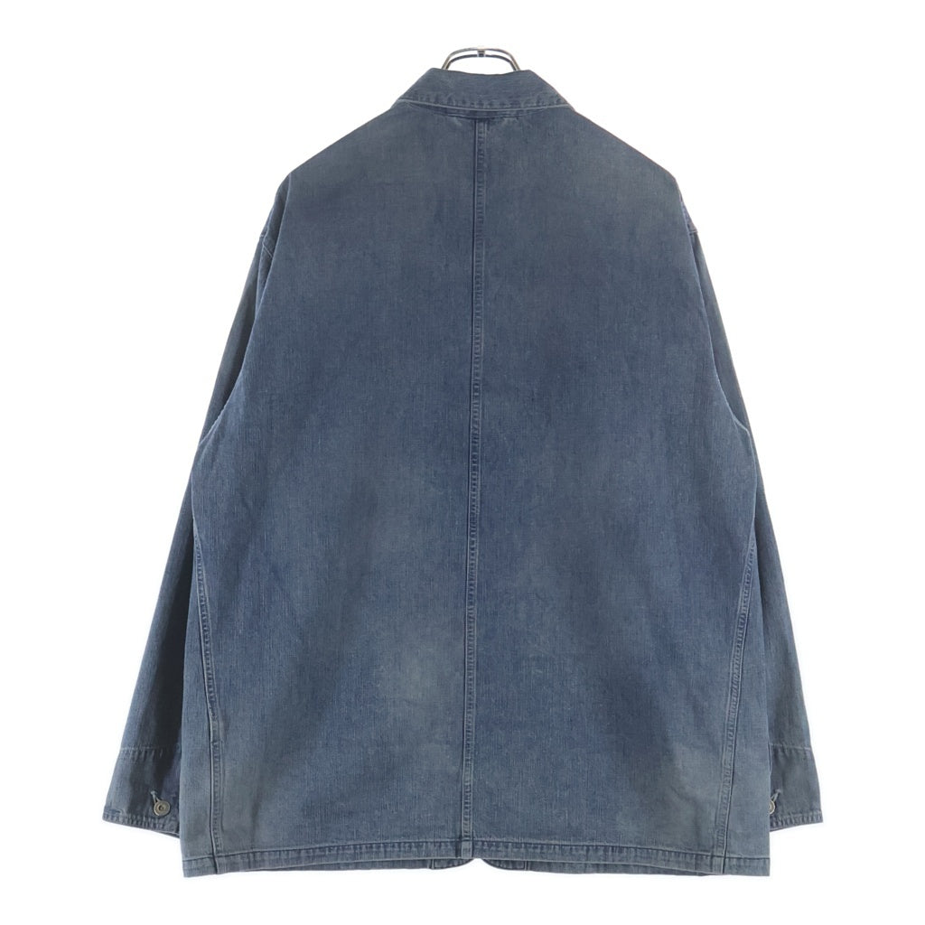 ULTERIOR(アルテリア) FADED LIGHT DENIM COVERALL ライトオンスカバーオール インディゴ USH65-KC200-B