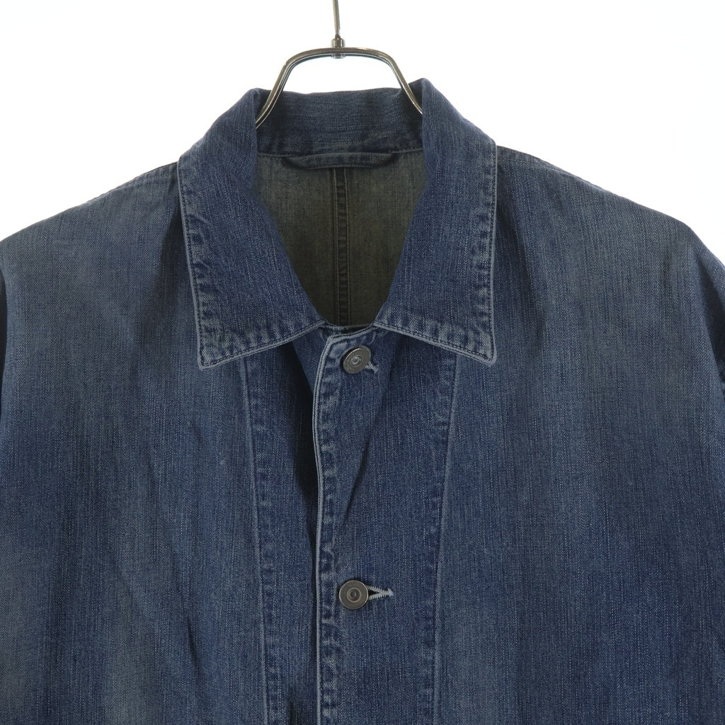 ULTERIOR(アルテリア) FADED LIGHT DENIM COVERALL ライトオンスカバーオール インディゴ USH65-KC200-B