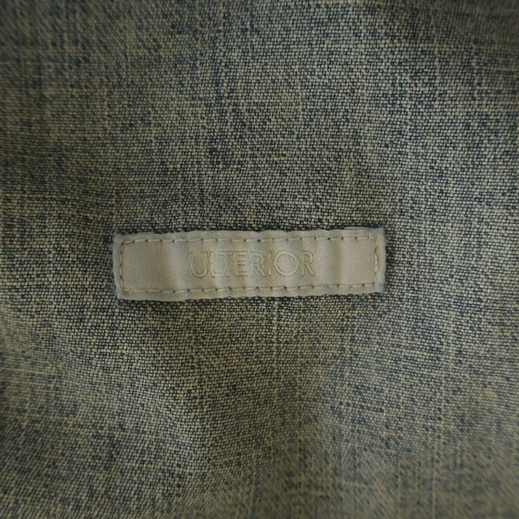 ULTERIOR(アルテリア) FADED LIGHT DENIM COVERALL ライトオンスカバーオール インディゴ USH65-KC200-B