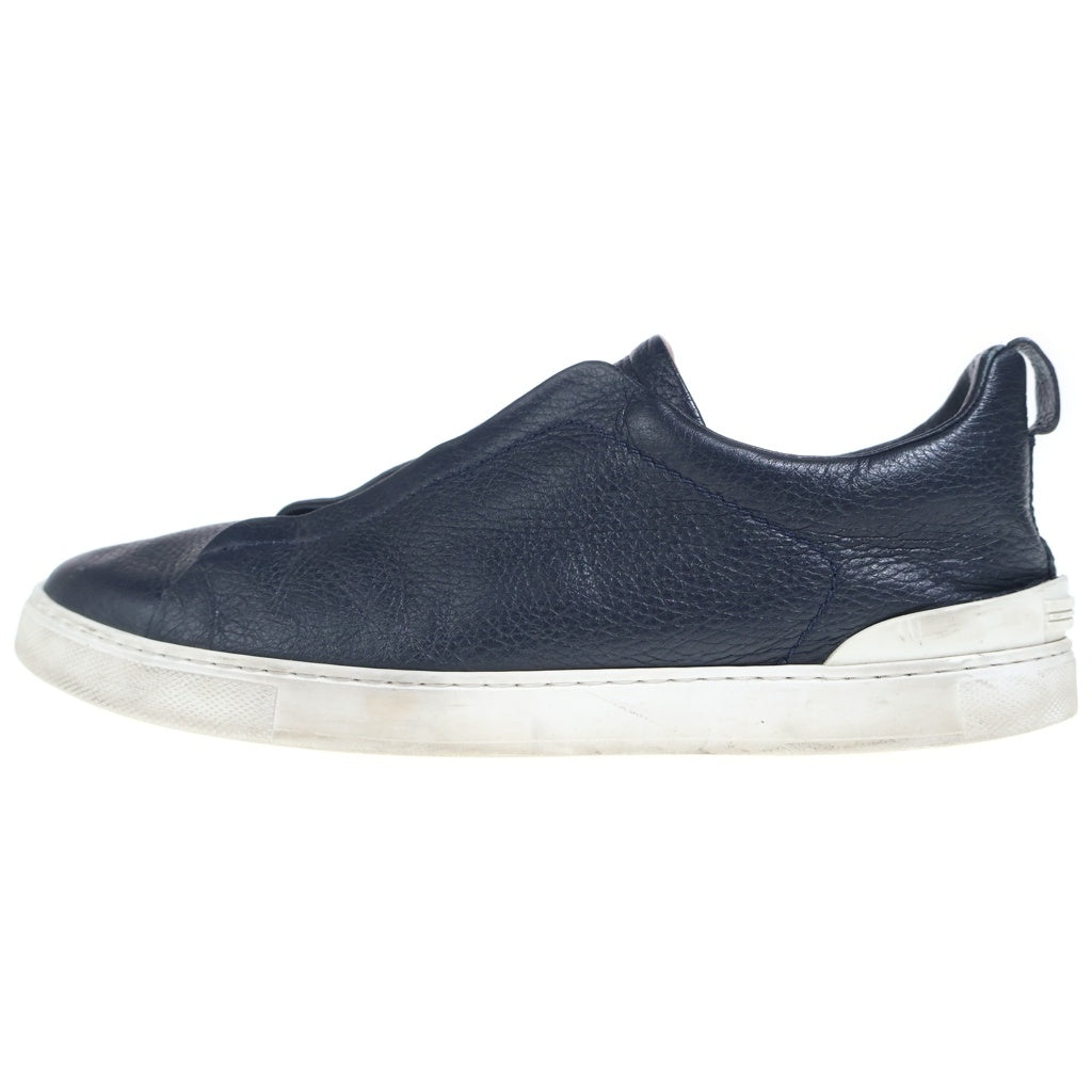 Ermenegildo Zegna(エルメネジルドゼニア) TRIPLE STITCH トリプルステッチ ローカットスニーカー ネイビー US12