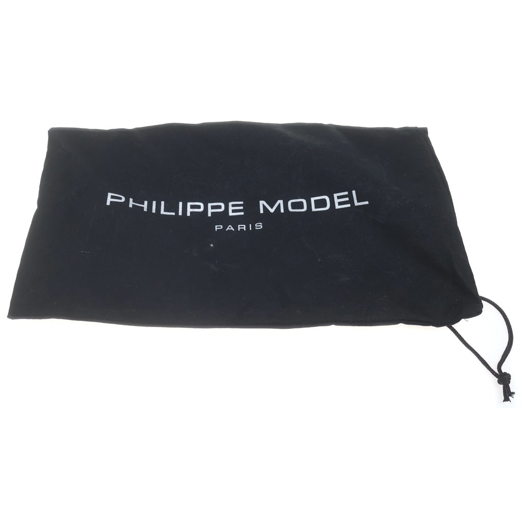 PHILIPPE MODEL(フィリップモデル) スウェードレザー メッシュ ローカットスニーカー ネイビー/ブラック 46