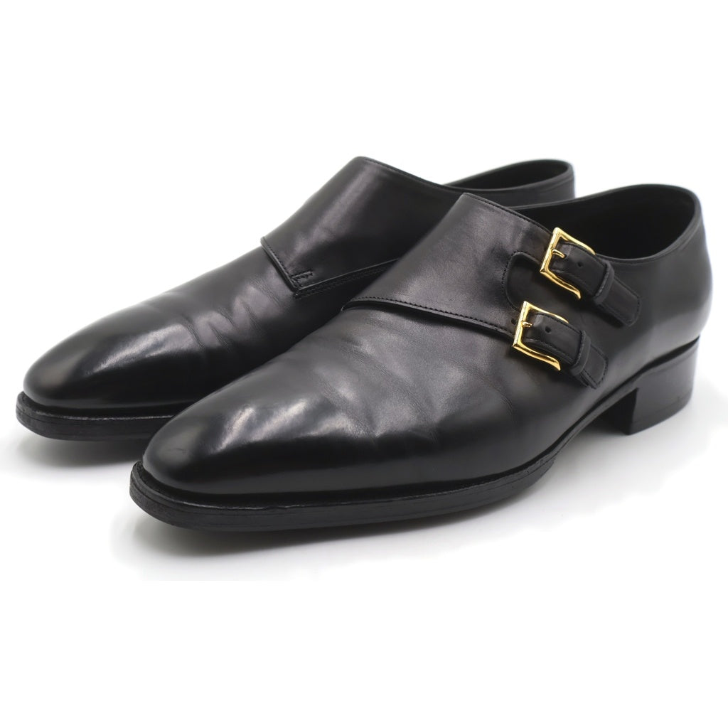 JOHN LOBB(ジョンロブ) Chapel チャペル ダブルモンク レザードレスシューズ ローファー 革靴 ブラック