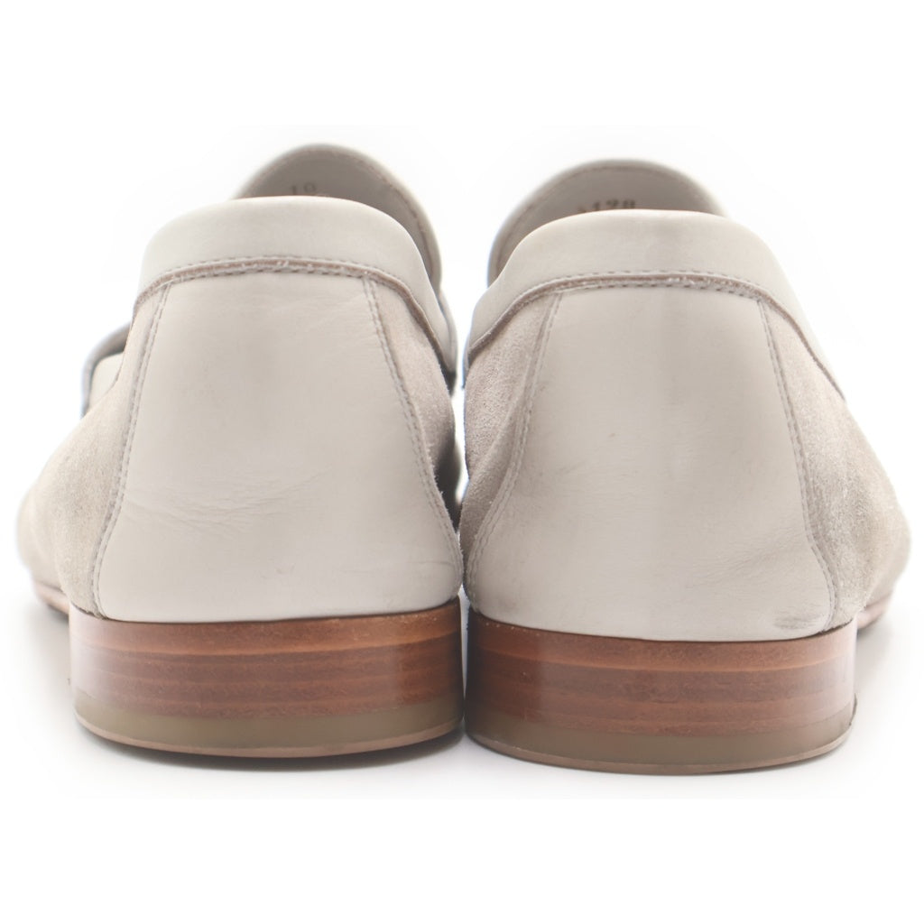 JOHN LOBB(ジョンロブ) HENDRA スウェードレザー コインローファー シューズ 革靴 グレー 10