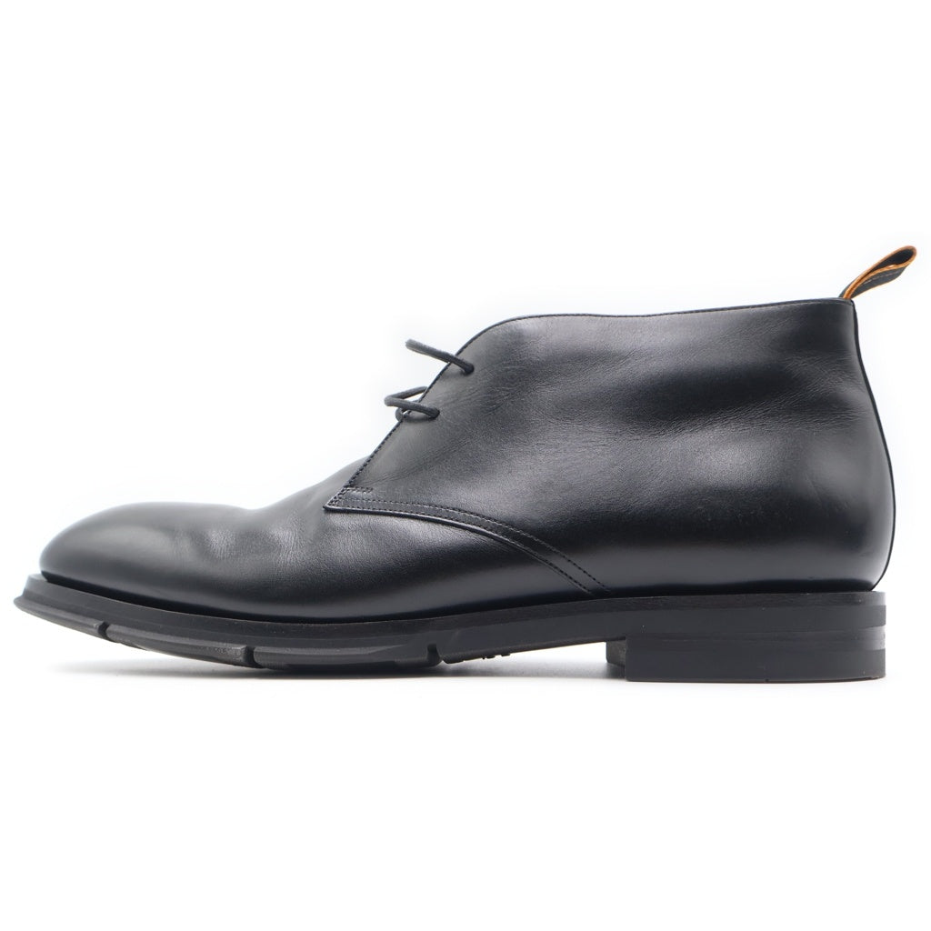 Santoni(サントーニ) レザーチャッカブーツ シューズ ブラック US12