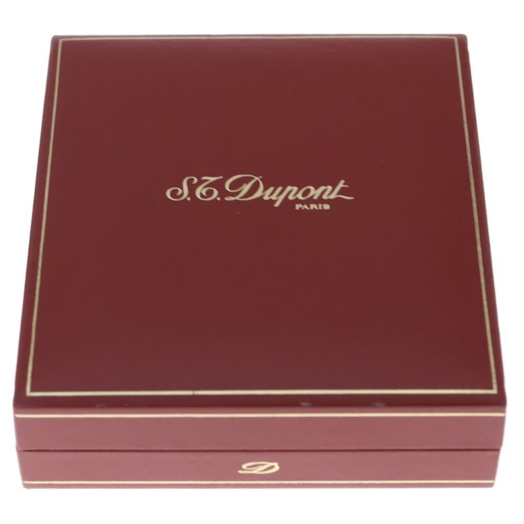 S.T.DUPONT(デュポン) ボーダー ショート ローラー ガスライター ジッポ 喫煙具 シルバー