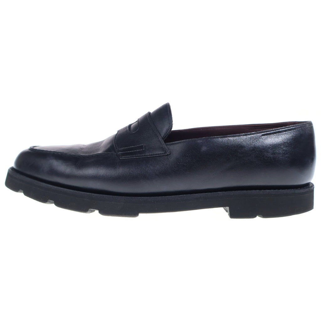 JOHN LOBB(ジョンロブ) レザーコインローファー ラバーソール シューズ 革靴 ブラック