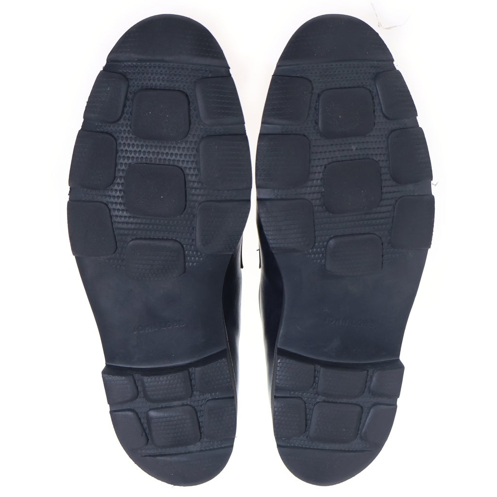 JOHN LOBB(ジョンロブ) レザーコインローファー ラバーソール シューズ 革靴 ブラック