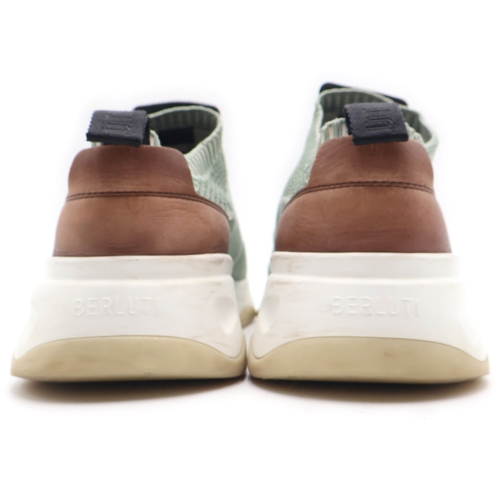 Berluti(ベルルッティ) シャドウカーフレザー ローカットスニーカー グリーン