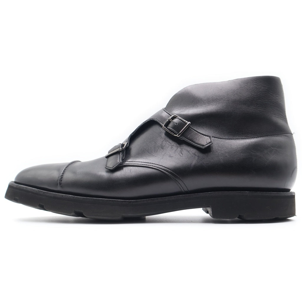 JOHN LOBB(ジョンロブ) William ウィリアム ダブルモンクストラップ レザー ドレス ダービーシューズ ブラック 144403
