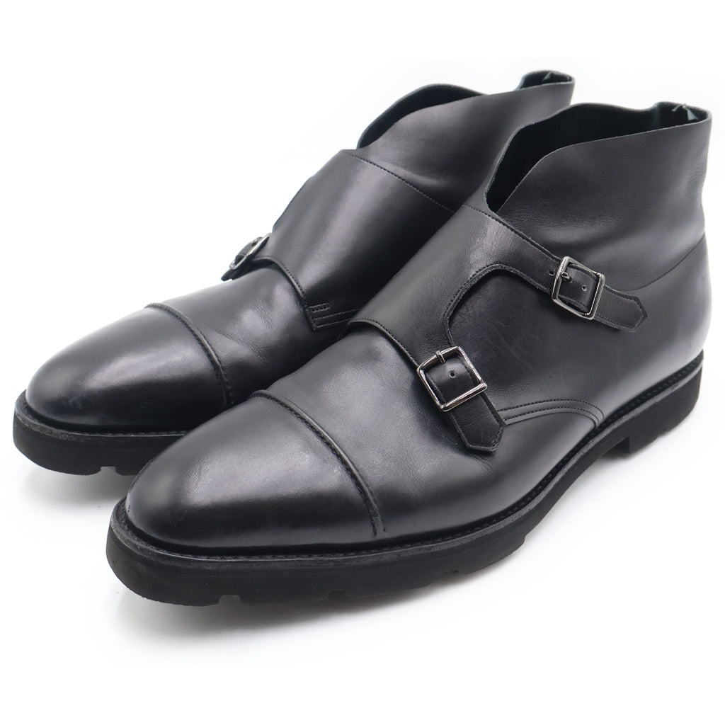 JOHN LOBB(ジョンロブ) William ウィリアム ダブルモンクストラップ レザー ドレス ダービーシューズ ブラック 144403