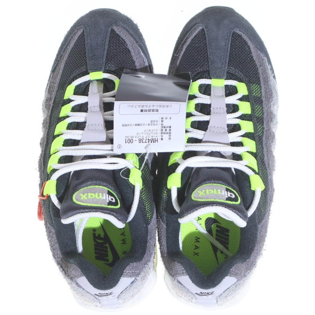 NIKE(ナイキ) ×MOMA DESIGN STORE EXCLUSIVE AIR MAX 95 HM4738-001 モマデザインストア エクスクルーシブ エアマックス95 ローカットスニーカー グリーン/グレー US5/23.5cm